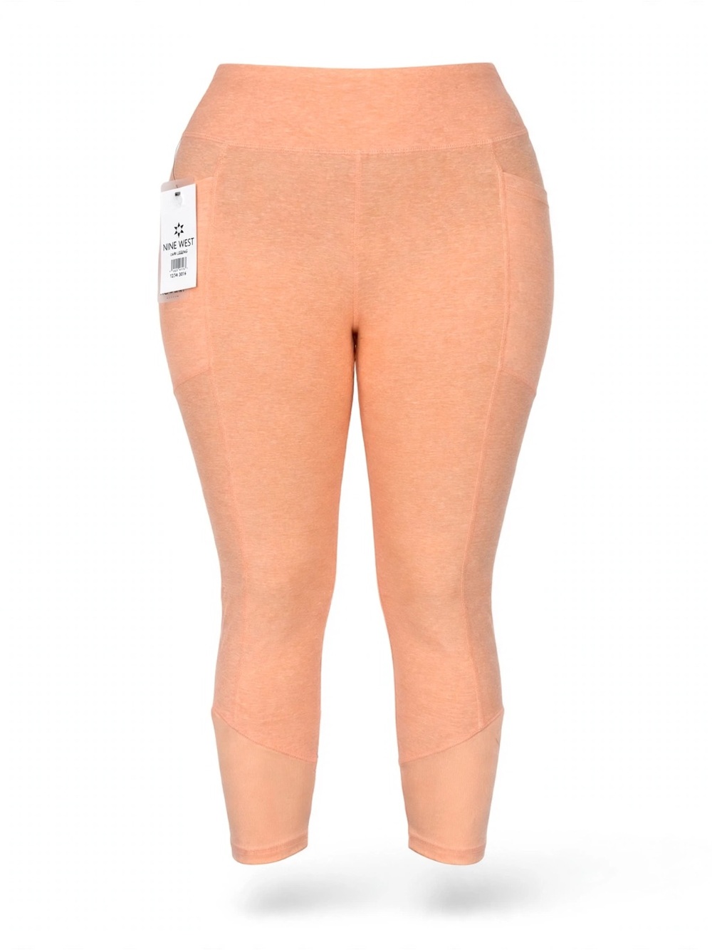 Nine West Peach Capri Leggings